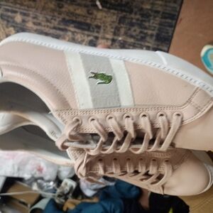 Lacoste Pink Sneakers with Logo